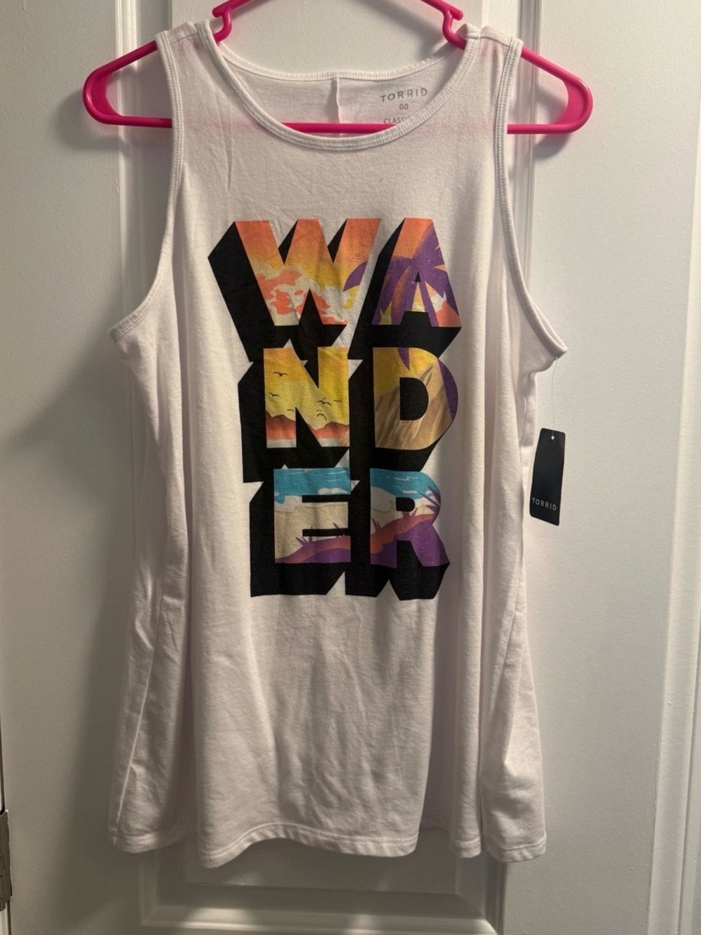 TORRID Women's WANDER Workout Tank Top, Size 00, NEW NWT!